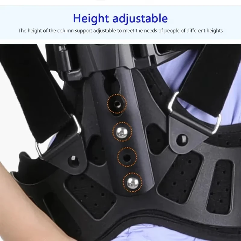 Scoliosis Brace Posture Corrector Treatment Adjustable Spinal Auxiliary Orthosis for Back Postoperative Recovery-For General