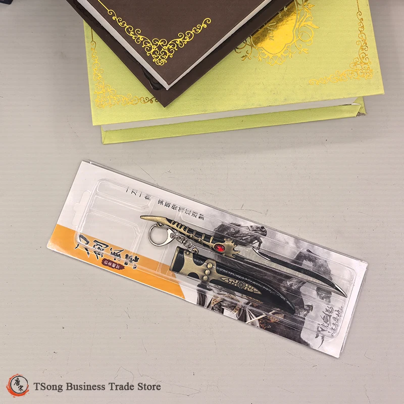 لعبة 18 سنتيمتر (7.08 بوصة) ملحقات الأفلام والتلفزيون فاليريا التنين الخناجر القرون الوسطى نسخة طبق الأصل مصغرة من الأسلحة نموذج العرش #6