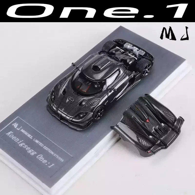 MJ 1/64 ONE:1 Veicolo a motore in lega Modelli pressofusi Collezione di giocattoli per auto Regali di Natale per ragazzi