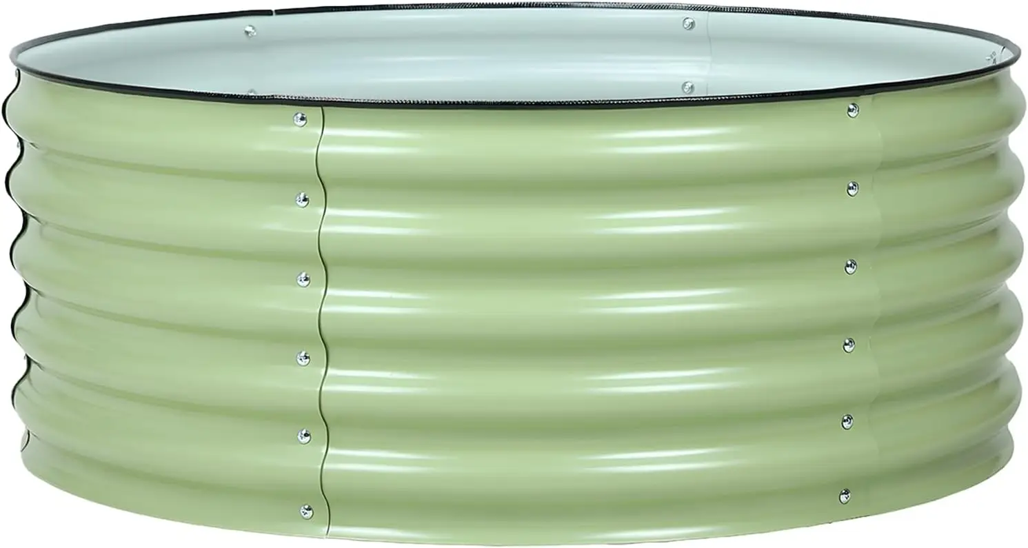 

17" Tall 42" Metal Raised Garden Bed, Outdoor Planter Box and Raised Garden Kit for Vegetables, Flowers, Tomatoes Carrot