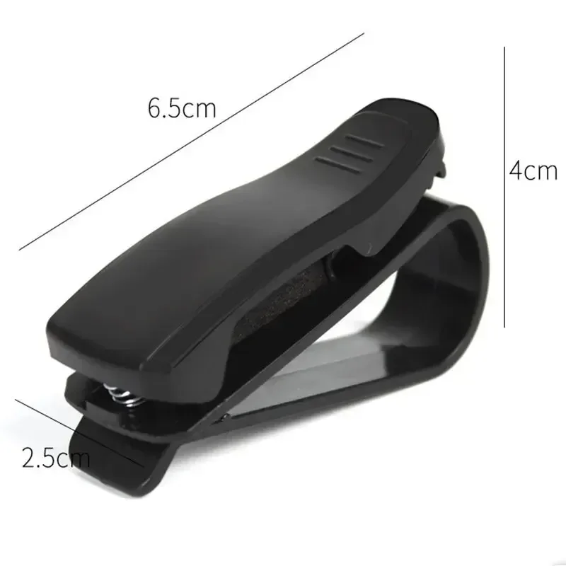 2PCS Universal Car Visor Organizer - Sunglasses/Card/Pen Holder, Sun Visor Clip for Glasses & Tickets (Auto Accessories) image 6