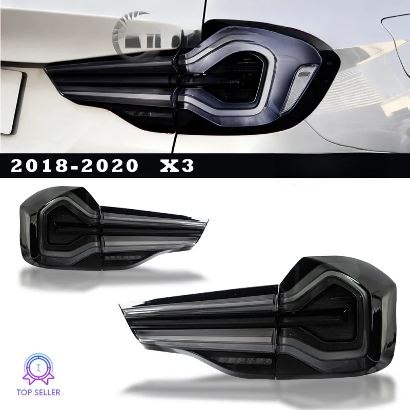 Suitable for 18-21 BMW X3 Tail Assembly G01 G08 Modified New LED Running Water Turn Signal Light