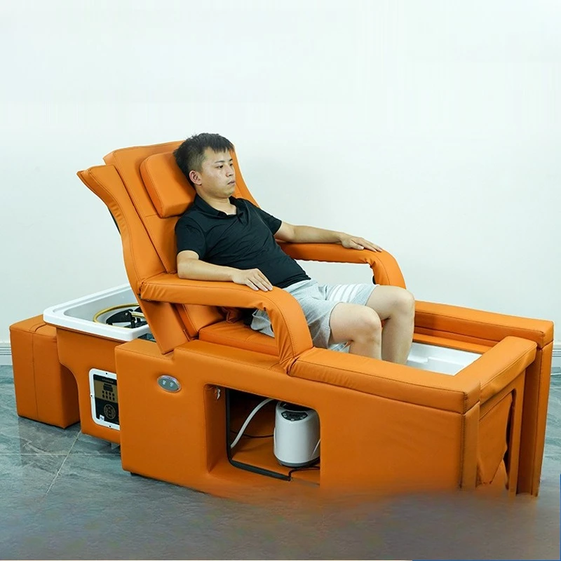 lifting head therapy foot therapy integrated shampoo bed, multi-mode multi-function, beauty salon barber shop multi-purpose bed