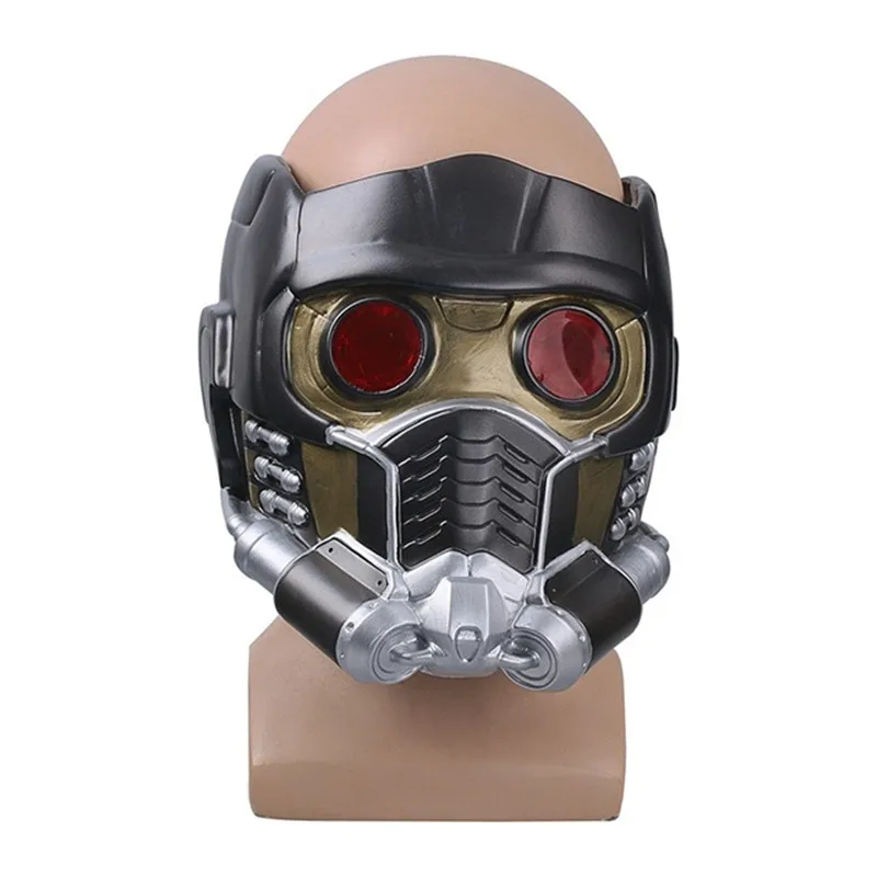 

Hot Movie Superhero Guardians Of The Galaxy Star Lord Infinity War Cosplay LED Lights Helmet PVC Mask Prop Collection