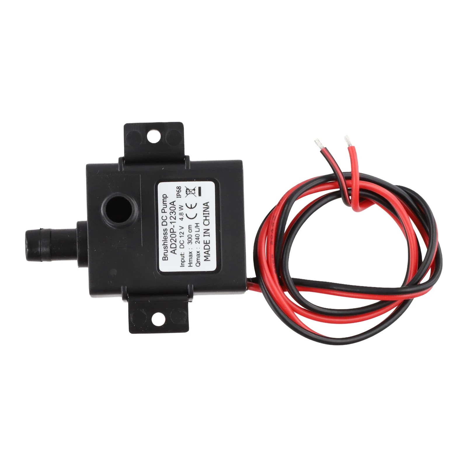 12V Brushless DC Water Pump for Heat Management 240L/H Flow Rate Compatible with RV For Caravan Automotive Systems