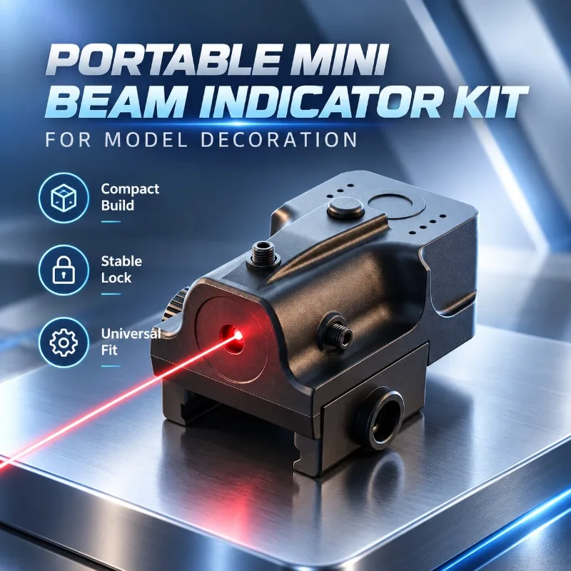 Nylon Beam Indicator Hobby Ornament, Precise Stable Lock, Fits Most Common‑Spec Hobby Rails