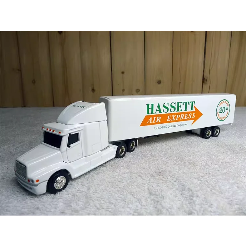 

Diecast ERTL 1:64 Scale Hassett Air Express Alloy Heavy Truck Container Alloy Car Model Collectible Toy Gift Souvenir Display