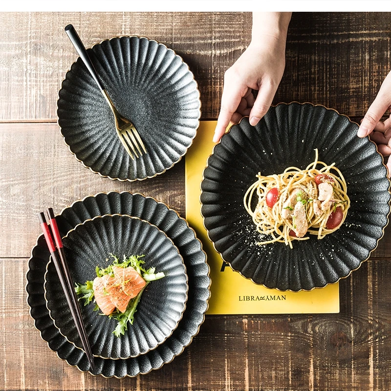 

8 дюймов/10 дюймов матовая керамическая индивидуальная посуда для стейка