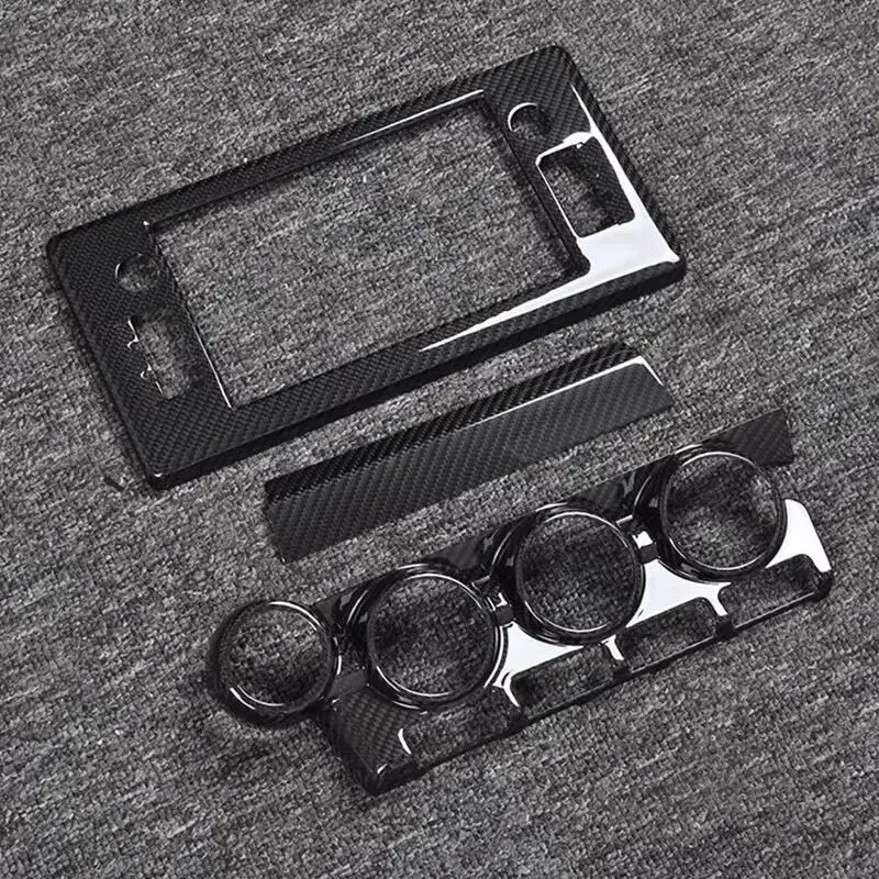 

The real carbon fiber interior air conditioning control panel cover trim is for the Toyota GR86 for the Subaru BRZ 2022-2024