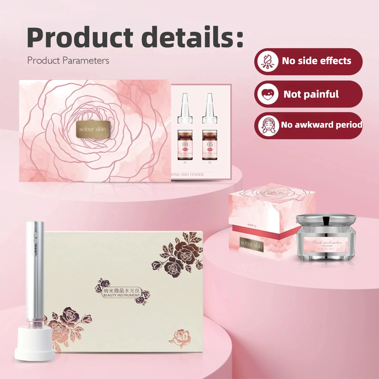 SOBER SKIN Lippencreme, Melaninentfernungscreme, Körpernachsorge-Creme, Schönheit, Gesundheit, Lippengesundheitsmanagement für Permanent-Make-up