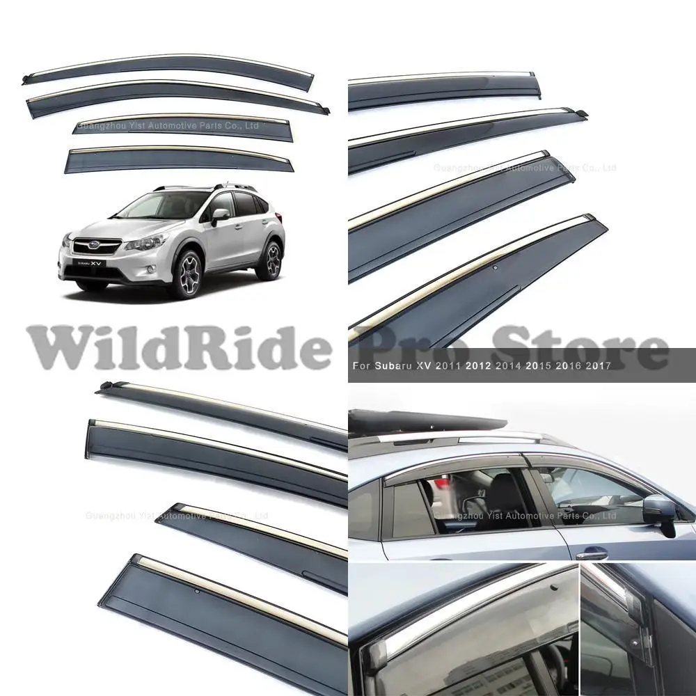 

1 комплект, универсальный козырек от дождя Subaru XV 2011 2017, защита от дождя для окна Subru XV, дефлектор от дождя, Прямая доставка
