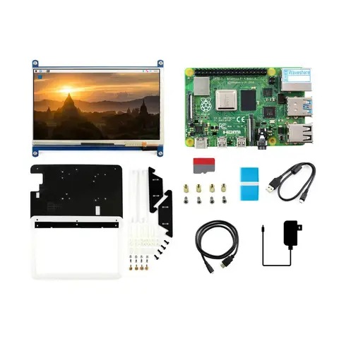 Raspberry Pi 4 Model B Display Kit with 7inch Capacitive Touch LCD