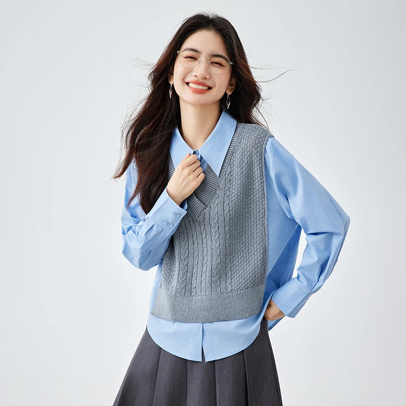 

New elegant patchwork blouses Women Blouses ladies shirts Blusas Mujer Long Sleeve Shirts causal Tops