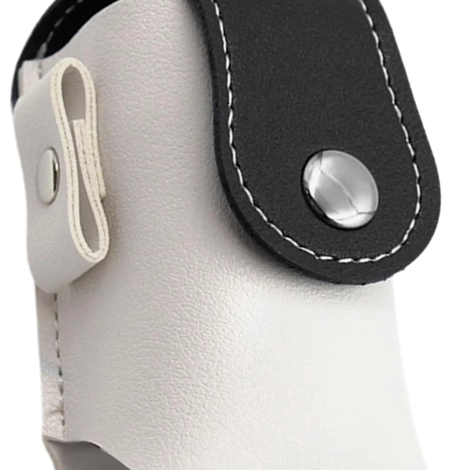 Waterproof PU Leather Golf Ball Holder Pouch Mini Organizer Metal Snap Anti Lost Waist Belt Tee Storage for Golf Supplies