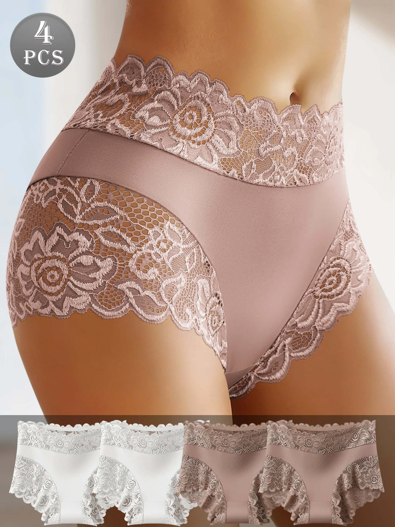 Thumbnail 2 - #39 Best Womens Lace Trim Comfort Panties to Buy In 2026