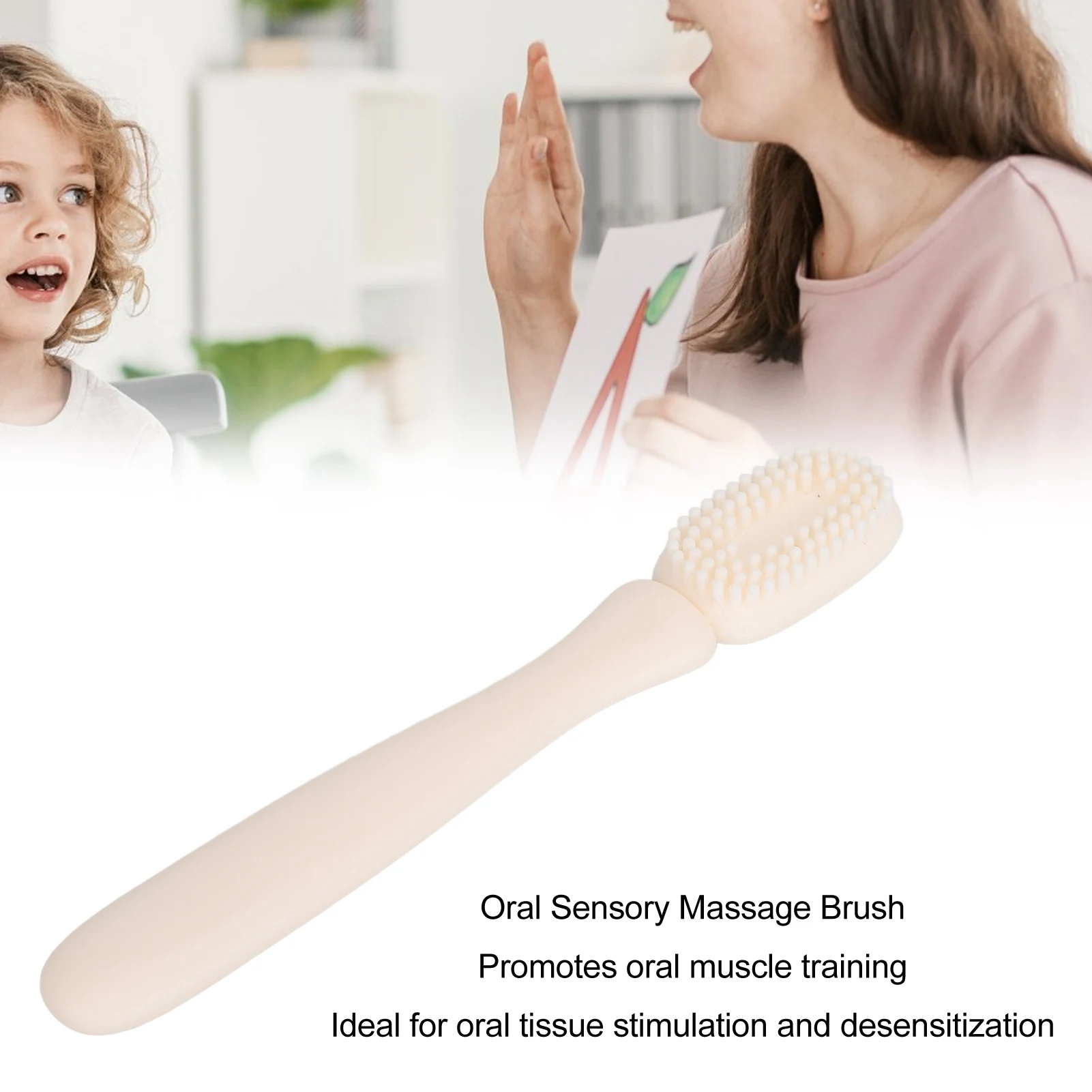 Oral Stimulation Mouth Brush Desensitization  Textured Oral Sensory Massage Brush for Autistic Children for Rehabilitation