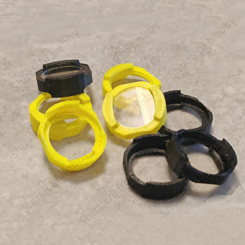 For DJI O3 Air Unit 3D Printed TPU Protective Frame Kit Quartz Glass UV Filter Protection Cover Anti-collision No-vignetting