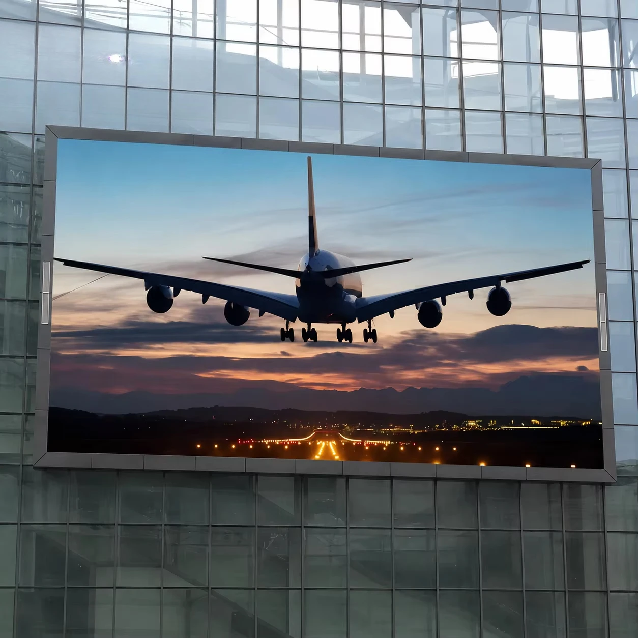 Yake High Precision Outdoor LED Video Wall P3.9 P4.8 P6.2 Energy Saving Screen for Shopping Center Facade