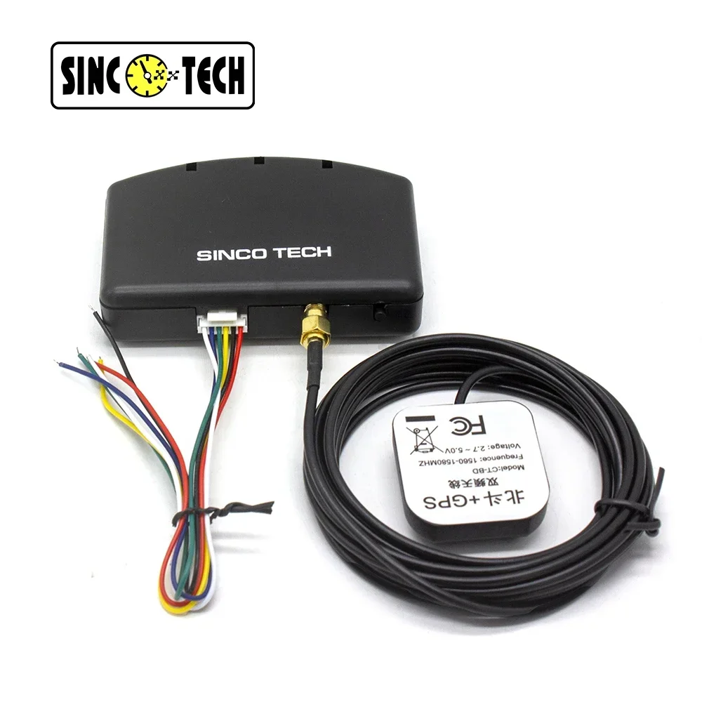 SINCOTECH GPS Speedometer Sensor with Antenna Kit for Racing Car Speedometer Gauges