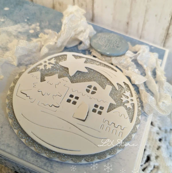 New Design Craft Metal Cutting Die die cuts Christmas house ball decoration scrapbook Album Paper Card Craft Embossing die cuts