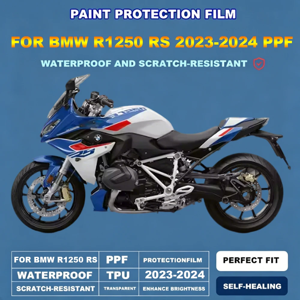 PPF For BMW R 1250RS Motorcycle TPU Protective Film Invisible Car Cover R1250 RS Fairing Invisible Set Body Protection TPU Film