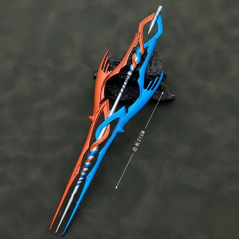 21 ซม./8.27in New Century Warrior อะนิเมะเริ่มต้นเครื่องหมายเลข 10 Gaius ปืนอาวุธรุ่นเครื่องประดับคอลเลกชันเดสก์ท็อปของขวัญ