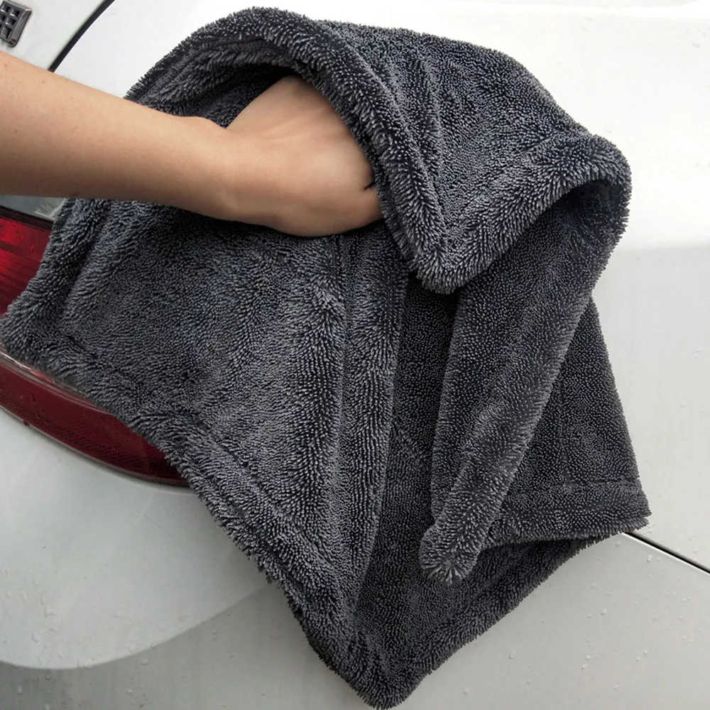 CDWTS 60*90 1200GSM Microfiber Twist Car Wash Towel Professional Super Soft Cleaning Drying Cloth Towels For Car Detailing