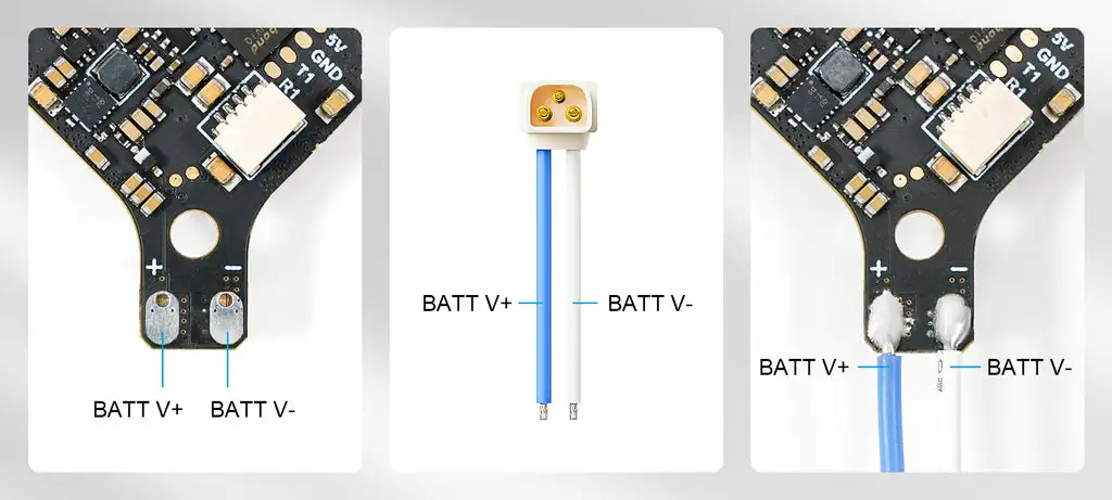 

Разъемы BETAFPV BT3.0 «папа» + «мама» с 3 металлическими контактами для квадрокоптера 2S Bwhoop Drone