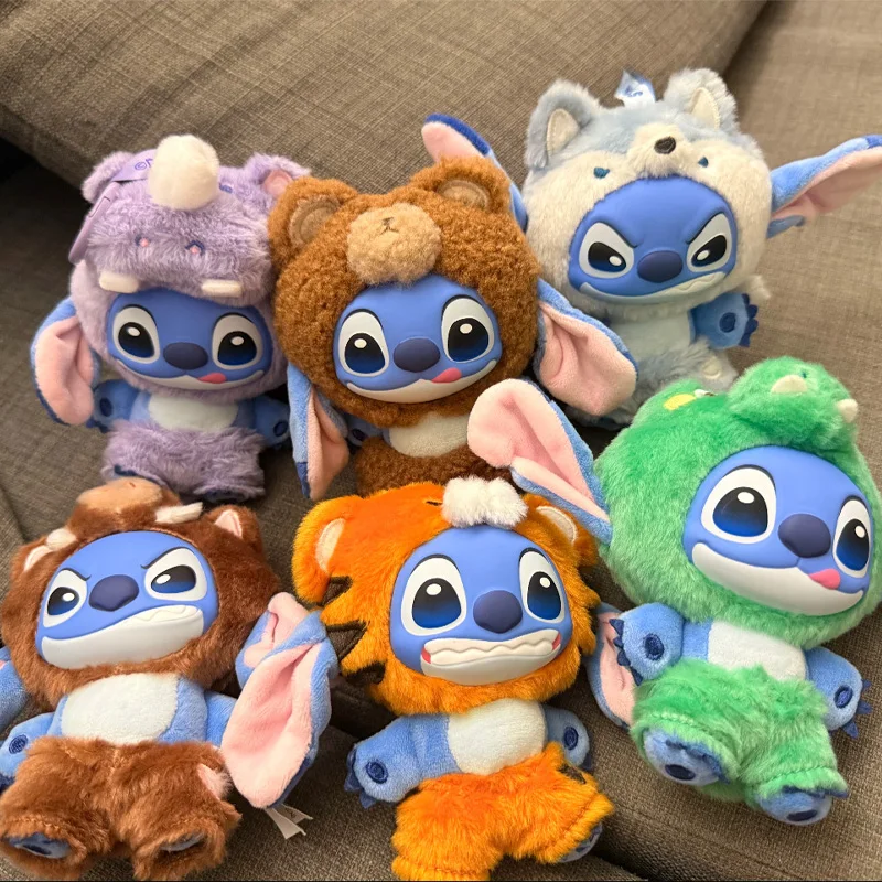 

Новый хит продаж Disney, серия Stitch Wild Animal, виниловая мультяшная слепая коробка, изысканная сумка, подвеска, украшение, сюрприз, загадочная коробка Gi