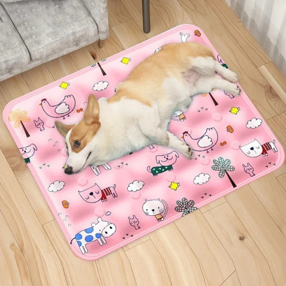 Water Sensory Play Mat Thickened Pet Cooling Pad Durable Water Injectio Puppy Cats Quality Cool Cold Mat Cushion Pet Supplies