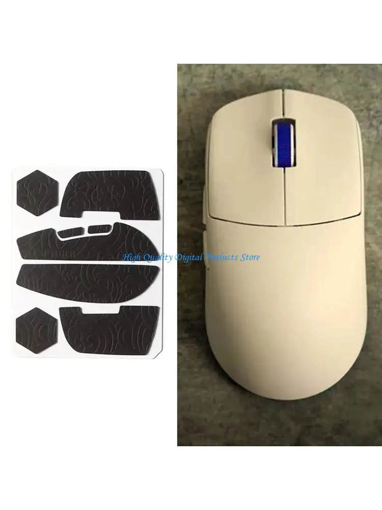 

U2JE Esports Game Mouse Grip Tape Enhances Control and Comfort Silicone Mouse Skin Side Sticker For Ninjutso V2