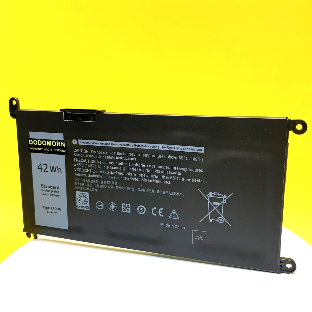 New YRDD6 Battery For Dell Vostro 3491 3501 3590 3490 3591 5490 5581 5481 3400 3401 3405 3500 Latitude 3300 3401 3379 Laptop