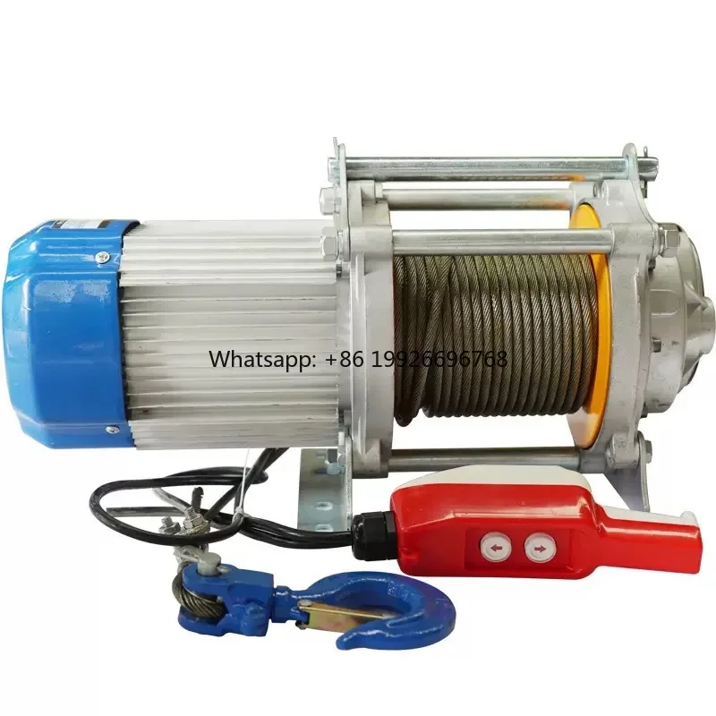

2 Ton Electric Wire Rope Hoist Aluminum Shell Electric Winch
