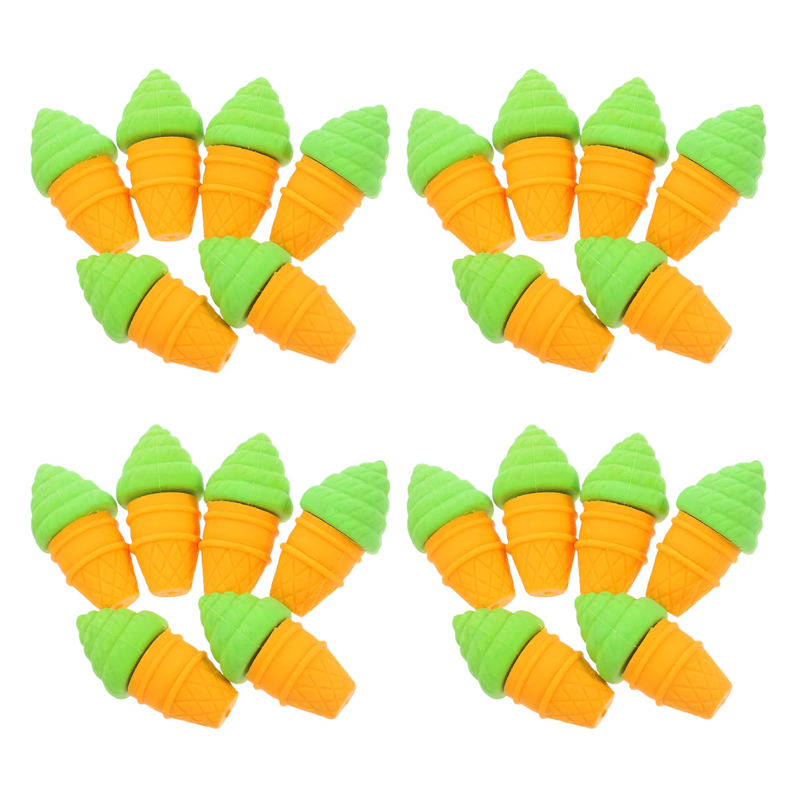 

30 Pcs Cream Erasers Cute Erasers For Girls Cute Cartoon Supplies TPR Longlasting Classroom Rewards