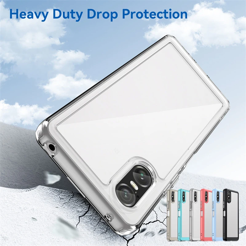 For Sony Xperia 10 VI Case Sony Xperia 1 VI 10 VI Cover Original Shockproof Silicon Protective Phone Cover For Sony Xperia 10 VI