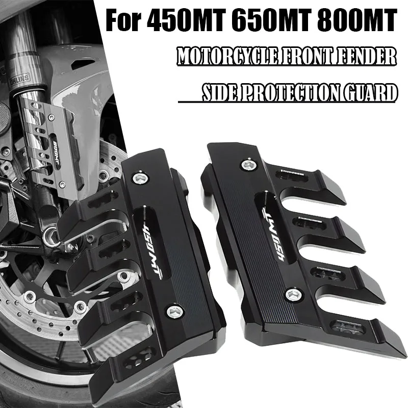 

For 450MT 650MT 800MT Motorcycle ADVENTURE Front Fork Protector Fender Slider CF450 MT 650 MT 800 MT Mudguard Accessories
