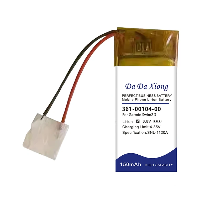 361-00104-20 361-00104-00 150mAh Battery for Garmin Forerunner 45 Swim2 Swin 2 Swin 3 Batteries
