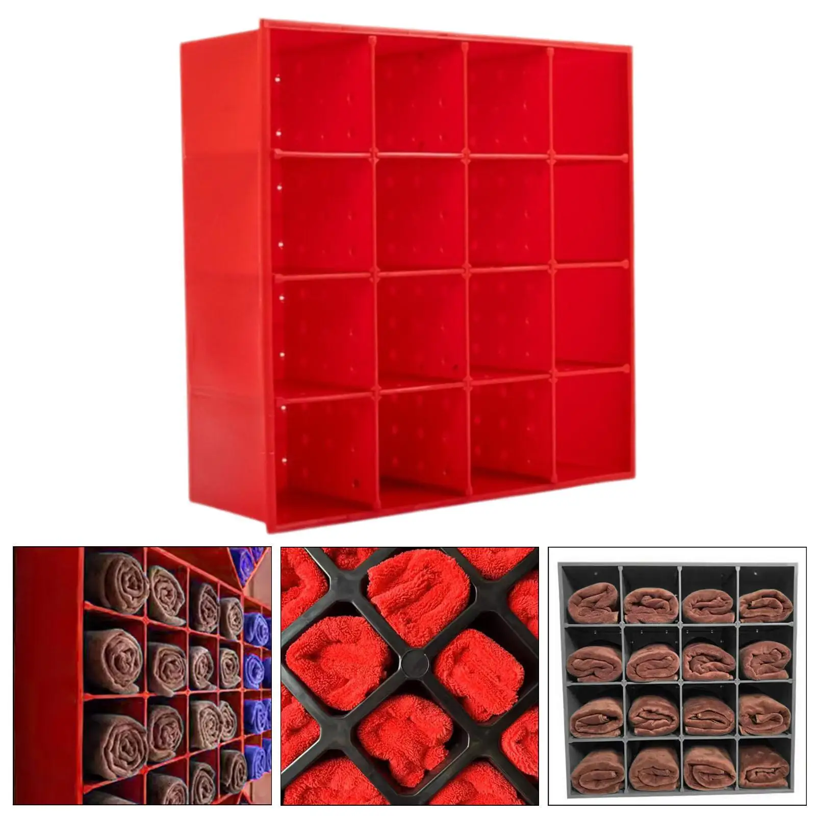 

Car Wash Towel Rack Storage Finishing Wall Cabinet Organizer for Car Interior Cleaning Accessories