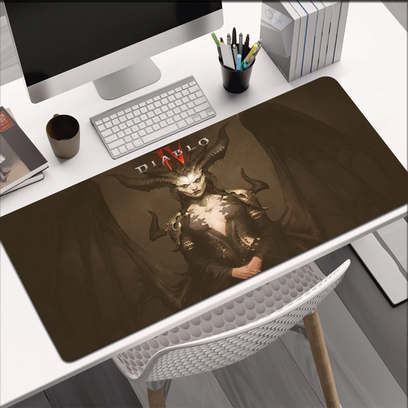 

Large 40*90cm Diablo 4 Mouse Pad Mat XL Large Gaming Mousepad Gamer Keyboard Office Rubber Anti-slip Computer Laptop Desk Mat