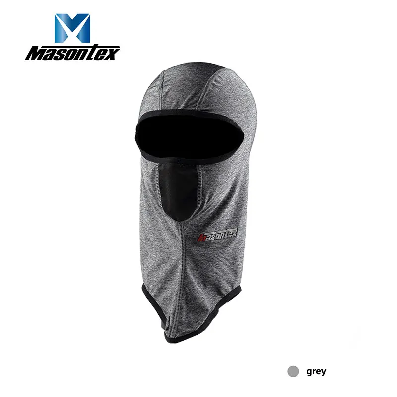 Masontex Ice Silk Sunscreen Head Cover Summer Riding Windscreen Mask Motorcycle Sweat-absorbing Full Face Sunshade Neck for Men