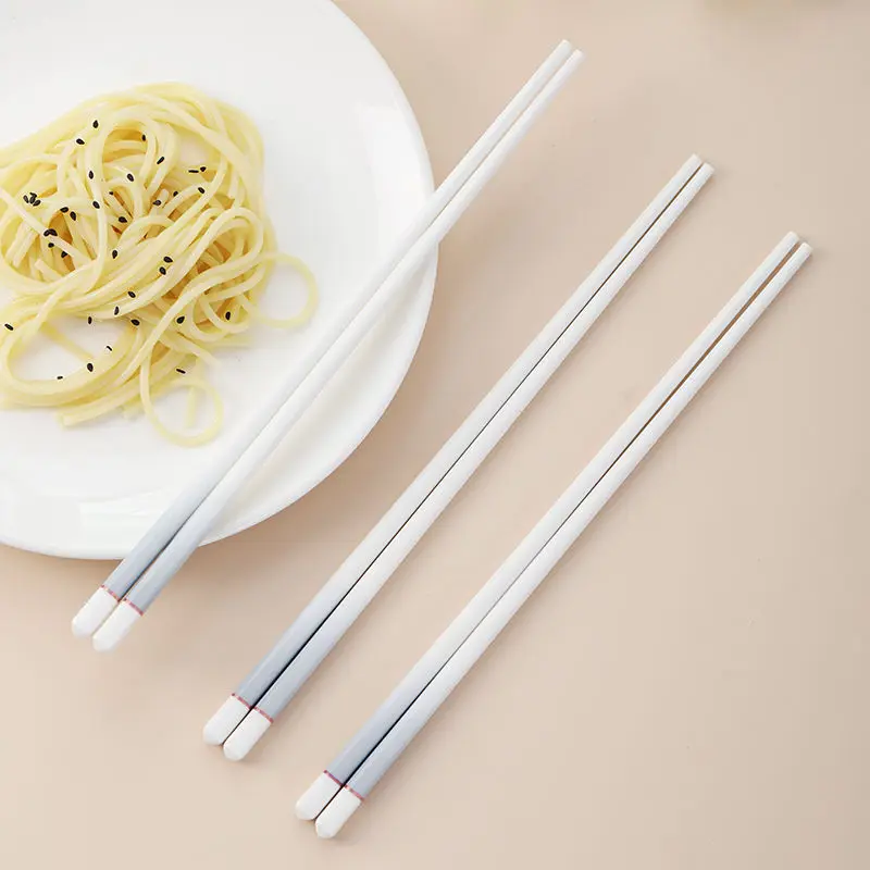 Household Mildew Resistant Ceramic Chopsticks, High Temperature, Easy to Clean, Simplicity, High-end Hotel Tableware, New