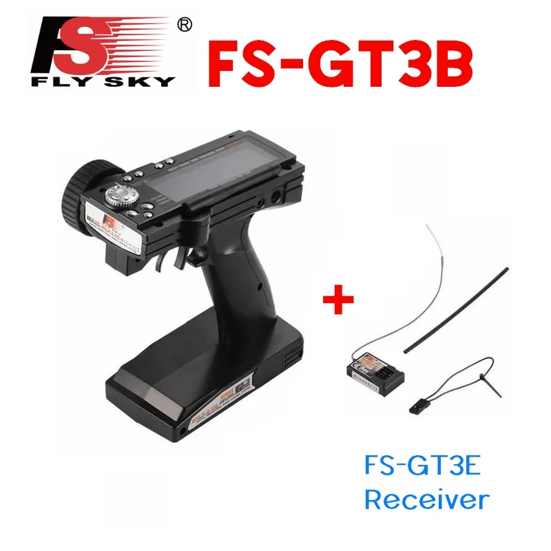 

Flysky FS GT3B FS-GT3B 2.4G 3ch RC System Gun remote control transmitter & receiver For RC Car RC Boat