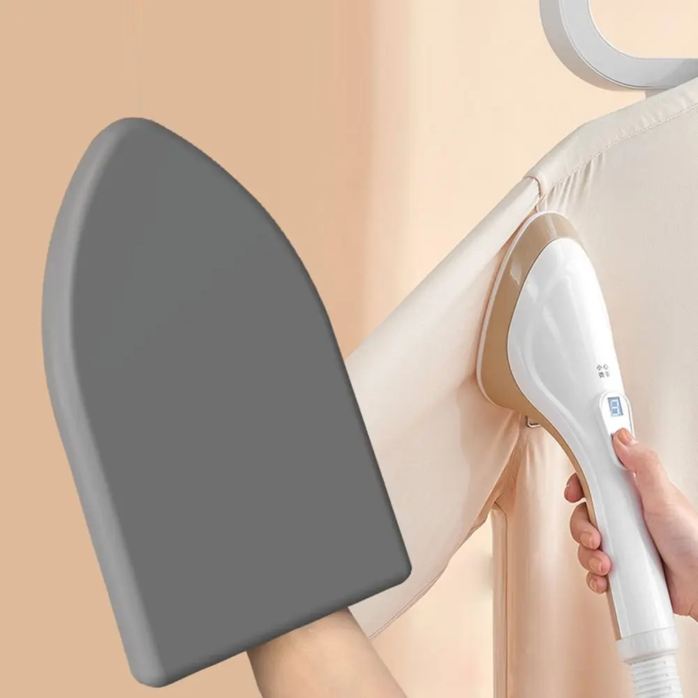 Mini Ironing Board Handheld Heat Resistant Ironing Table Rack Anti-scald with Finger Loop Ironing Gloves for Home&Travel