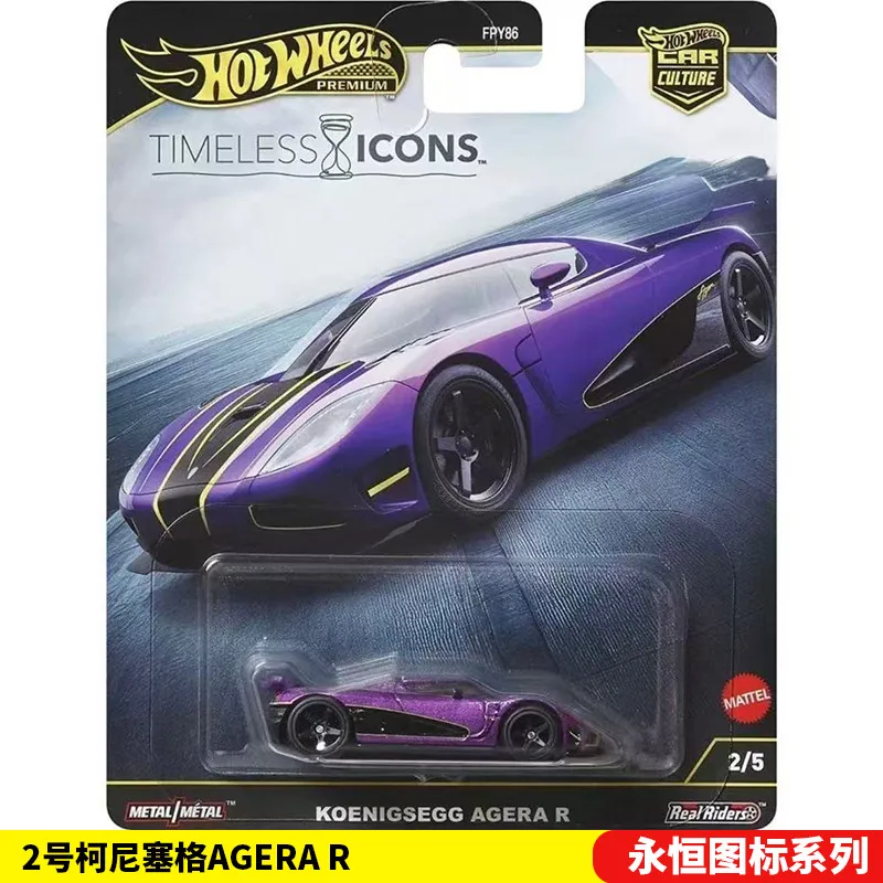 Mattel Hot Wheels 1/64 Collectible Car Toys Ferrari F50 Porsche Carrera GT Chassis Conversion Play Vehicle Model Timeless Icons