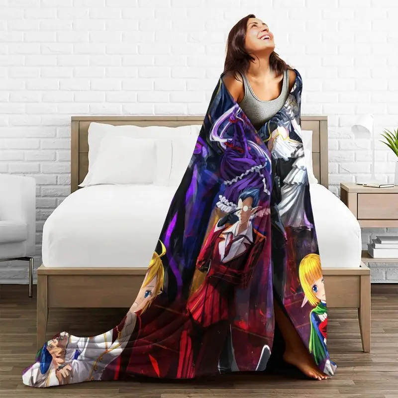 

Одеяло с фэнтезийными персонажами, мягкий уютный плед с ярким аниме-дизайном, идеальная идея подарка для любителей историй и приключений Everywhere