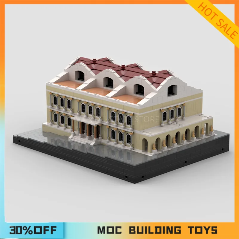 Bloques de construcción MOC Basilica di Massenzio para niños, montaje creativo educativo de juguete, personalizado, regalo de vacaciones, 2423 piezas