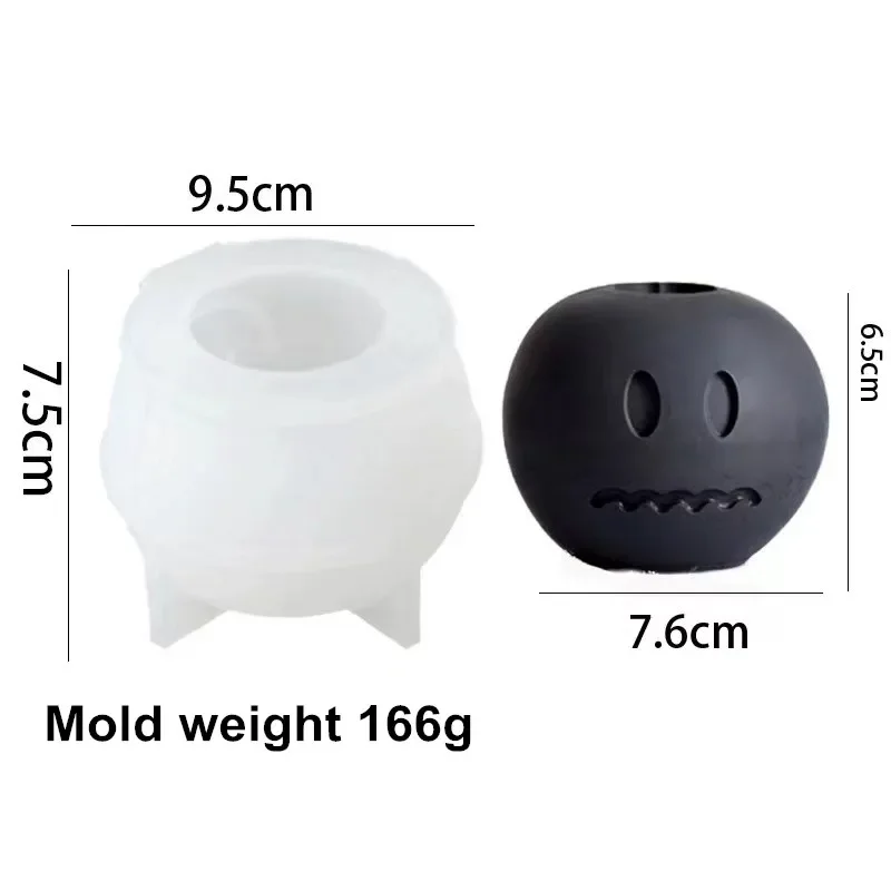 DIY Apple Expression Candle Holder Mould Homemade Concrete Gypsum Candle Container Mold Candlestick Casting Silicone Mould Home