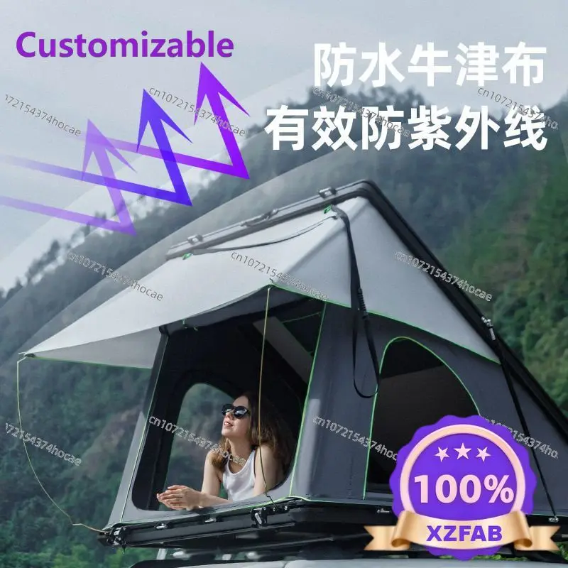 Factory Direct 2026 Top Portapacchi pieghevole per tenda da tetto per auto SUV con tetto rigido in lega di alluminio per esterni