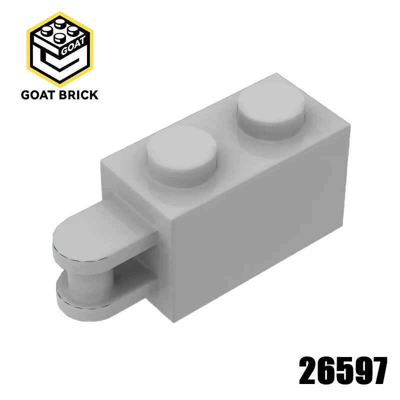 

10 шт. детали MOC 26597 34816, модифицированный кирпич 1x2, совместимые кирпичи, сделай сам, сборка, строительный блок, частицы, детская головоломка, игрушка для мозга, подарок