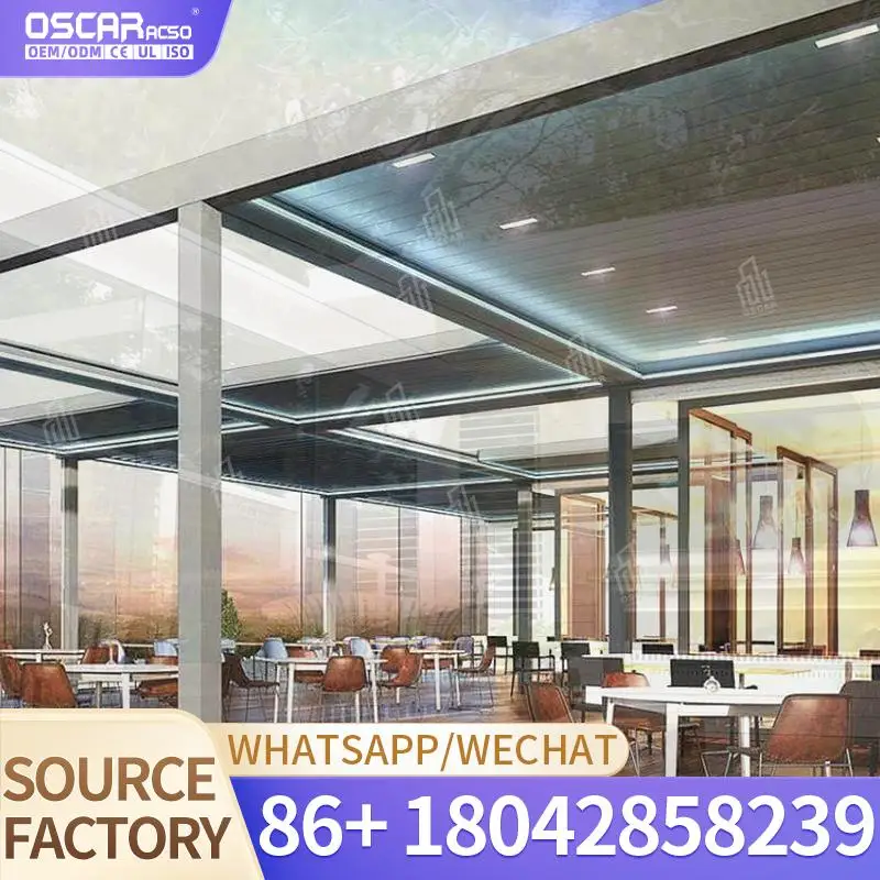 

Aluminum Pergola Bioclimatic Adjustable Louver Roof Garden Protection Modern Patio Solution for Backyard Balcony Terrace pergola